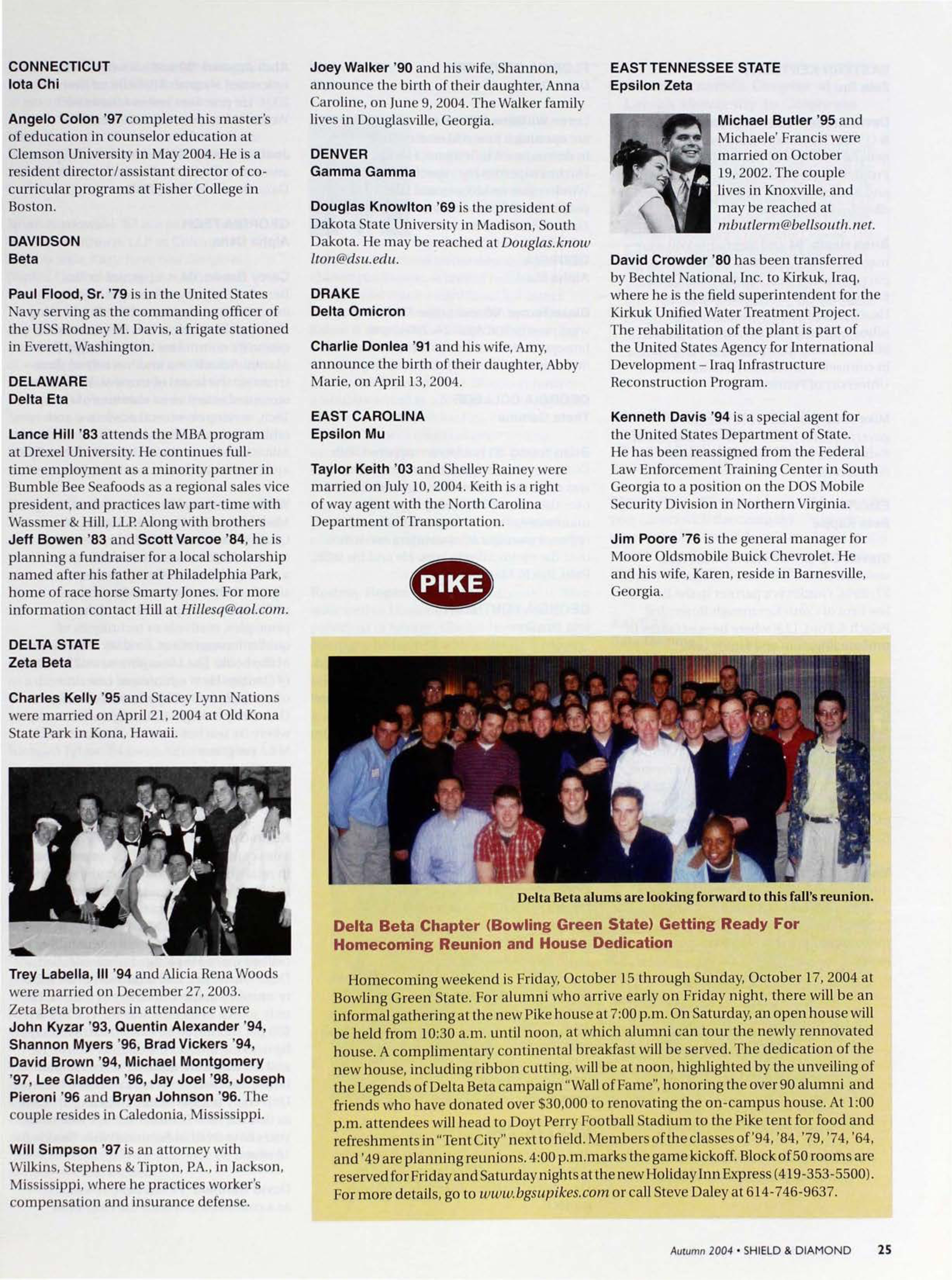 Delta Beta Chapter (Bowling Green State)Getting.....